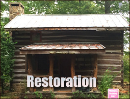 Historic Log Cabin Restoration  Graham County, North Carolina
